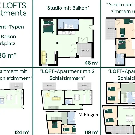 Apartamento 119 Qm - Exklusiv Auf 2 Etagen - Werse Loft By Youpartments Munique